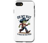 Funny Cowboy Frog On My Way To Make The Vibes Weird Case for iPhone SE (2020) / 7/8