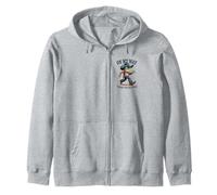 Funny Cowboy Frog On My Way To Make The Vibes Weird Zip Hoodie