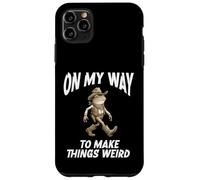 Funny Cowboy Frog On My Way To Make Things Weird Case for iPhone 11 Pro Max