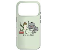 Funny Cowboy Frog with Grilling Skills, Summer Backyard BBQ Case for iPhone 17 Pro