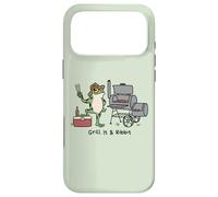 Funny Cowboy Frog with Grilling Skills, Summer Backyard BBQ Case for iPhone 17 Pro Max