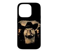 Funny Cowboy Goose Smoking Cigarette Goose Meme Case for iPhone 14 Pro