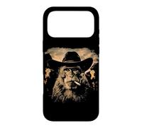 Funny Cowboy Monkey Smoking Cigarette Monkey Meme Case for iPhone 17 Pro Max