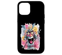 Funny Cowboy Peace Graffiti Pop Character Graphic Art Face Case for iPhone 12/12 Pro