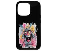 Funny Cowboy Peace Graffiti Pop Character Graphic Art Face Case for iPhone 13 Pro