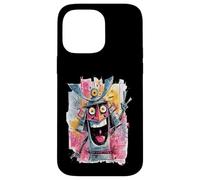Funny Cowboy Peace Graffiti Pop Character Graphic Art Face Case for iPhone 14 Pro Max