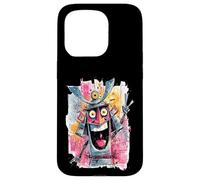 Funny Cowboy Peace Graffiti Pop Character Graphic Art Face Case for iPhone 15 Pro
