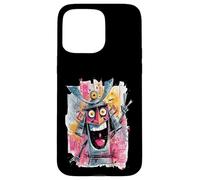Funny Cowboy Peace Graffiti Pop Character Graphic Art Face Case for iPhone 15 Pro Max