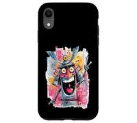 Funny Cowboy Peace Graffiti Pop Character Graphic Art Face Case for iPhone XR