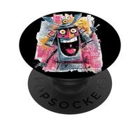 Funny Cowboy Peace Graffiti Pop Character Graphic Art Face PopSockets Adhesive PopGrip