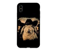 Funny Cowboy Rabbit Smoking Cigarette Rabbit Meme Case for iPhone XS Max