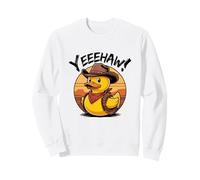 Funny Cowboy Rubber Duck Western Wild West Rodeo Sweatshirt