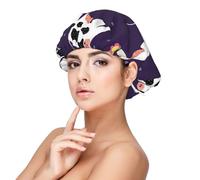 Funny Cows Funny Farm,Adult's Satin Sleeping Cap - Women's Elastic Sleep Bonnet, Adjustable Overnight Hair Cover