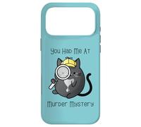 Funny Cozy Mystery Book Lover You Had Me At Murder Mystery Case for iPhone 17 Pro Max