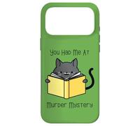 Funny Cozy Mystery Book Lover You Had Me At Murder Mystery Case for iPhone 17 Pro Max