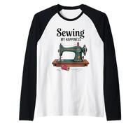 Funny Crafting Crafter Crafty Art Design Hobby Hobbies Raglan Baseball Tee