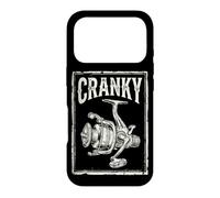 Funny Cranky Fishing Humor Quote for Outdoor Enthusiasts Case for iPhone 17 Pro