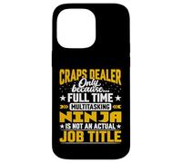 Funny Craps Distributor - Craps Dealer Job Title Case for iPhone 14 Pro Max