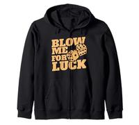 Funny Craps Player Dice Blow Me For Luck TShirt Gift Zip Hoodie