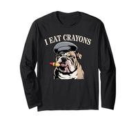 Funny Crayon Eater Armed Forces Squad Troop My Grunt Jarhead Long Sleeve T-Shirt