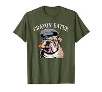 Funny Crayon Eater Boot Camp Soldier Corps Armed Forces Gag T-Shirt