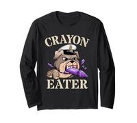 Funny Crayon Eater Corps Military Armed Forces Grunt Meme Long Sleeve T-Shirt