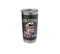 Funny Crayon Eater Corps Military Armed Forces Grunt Meme Stainless Steel Insulated Tumbler
