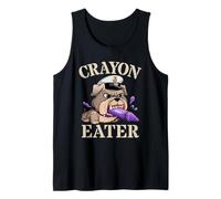 Funny Crayon Eater Corps Military Armed Forces Grunt Meme Tank Top