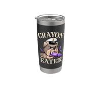Funny Crayon Eater Corps Military Armed Forces My Grumpy Old Stainless Steel Insulated Tumbler