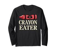 Funny Crayon Eater Grunt Squad Military Soldier Jarhead Meme Long Sleeve T-Shirt