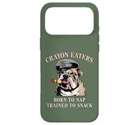Funny CRAYON EATERS Born To Nap Snack Team Military Soldier Case for iPhone 17 Pro Max