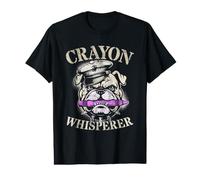Funny Crayon Whisperer Corps Military School Boot Camp Dad Value Graphic T-Shirt