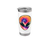 Funny Crazy Alien Head UFO Extraterrestrial Alien Lover Stainless Steel Insulated Tumbler