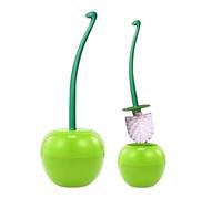 Funny Creative Toilet Brush with Holder Bowl&Long Handle, Household Bathroom Cleaning Tool Thick Bristle For Bathroom Household Cleaning Tool (Green)