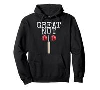 Funny Cricket Cricketer's Design - Rude Gag Novelty Pullover Hoodie