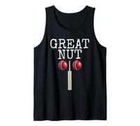 Funny Cricket Cricketer's Design - Rude Gag Novelty Tank Top