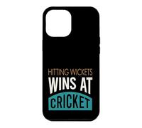 Funny Cricket Hitting wickets wins at cricket Case for iPhone 12 Pro Max