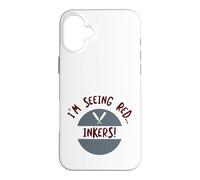 Funny Cricket I'm seeing red inkers Case for iPhone 16 Plus
