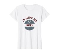 Funny Cricket I'm Seeing red inkers Value Graphic T-Shirt, Women, White, L