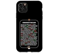 Funny Cricket Rules Joke In Out for Fans and Players Case for iPhone 11 Pro Max