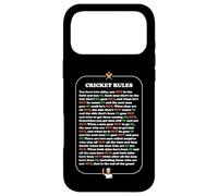 Funny Cricket Rules Joke In Out for Fans and Players Case for iPhone 17 Pro Max