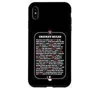 Funny Cricket Rules Joke In Out for Fans and Players Case for iPhone XS Max