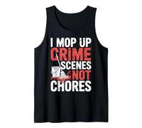Funny Crime Scene Cleanup Technician Tank Top