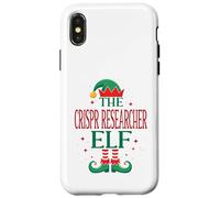 Funny CRISPR Researcher Elf Christmas Holiday Medical Staff Case for iPhone X/XS