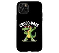 Funny Croco-Daze Cartoon Crocodile with Sunglasses and Sneak Case for iPhone 11 Pro