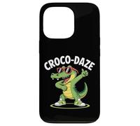 Funny Croco-Daze Cartoon Crocodile with Sunglasses and Sneak Case for iPhone 13 Pro