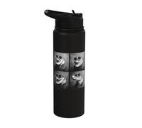 Funny Crocodile in Photobooth | Alligator Gator & Sunglasses Stainless Steel Insulated Water Bottle