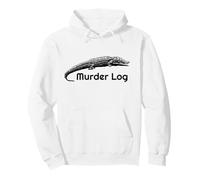 Funny Crocodile Murder Log Wrong Animal Name Bad Science Pullover Hoodie