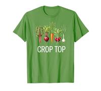 Funny Crop Top Veggie Pun Garden Farming Gardener Lover Farm T-Shirt