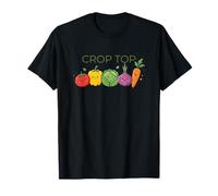 Funny Crop Top Veggie Pun Garden Farming Gardener Lover Farm T-Shirt